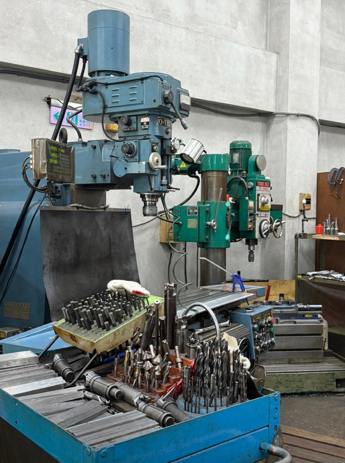 close-up of mold making tooling and fixtures on workbench - Emberon