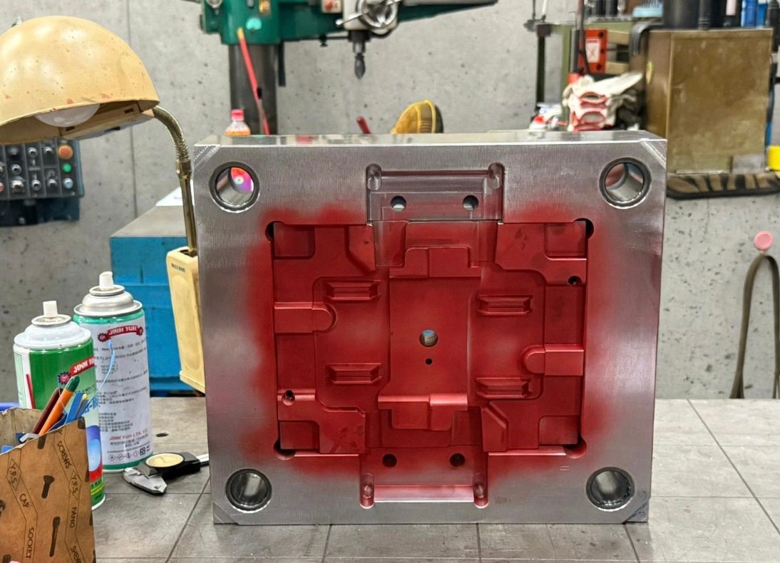 custom precision mold base with spotting ink for fitting test - Emberon